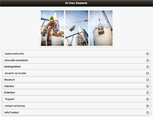 Tablet Screenshot of devriesstaalwerk.nl